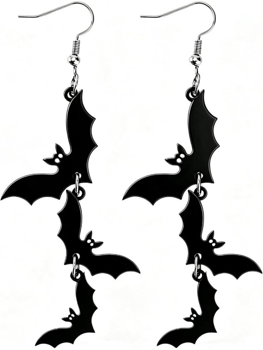 〽️Halloween Dangle Earrings Jewelry For Women Black Party Theme Accessories Gift